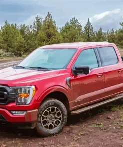 Red Ford F150 Diamond Painting