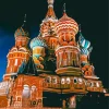 Saint Basils Cathedral Moscow Diamond Painting