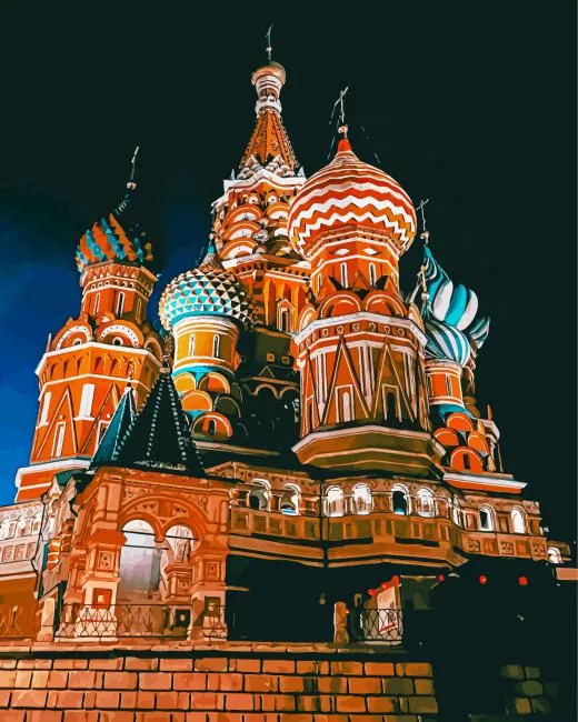 saint basils cathedral moscow Diamond Paintings Saint Basils Cathedral Moscow Diamond Painting