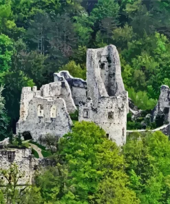 Samobor Castle In Croatia Diamond Painting