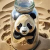 Sand Panda Art Diamond Painting