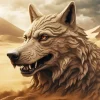 Sand Wolf Art Diamond Painting