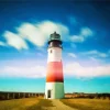 Sankaty Head Lighthouse Diamond Painting