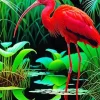 Scarlet Ibis Art Diamond Painting