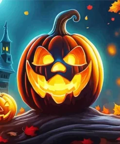 Scary Halloween Art Diamond Painting