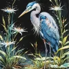 Sea Heron Diamond Painting