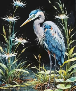 Sea Heron Diamond Painting