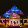 Sefton Park Palm House At Night Diamond Painting