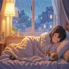 Sleeping Girl Anime Art Diamond Painting