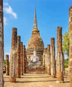 Sukhothai Historical Park Diamond Painting