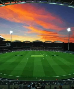 Sunset Over Adelaide Oval Diamond Painting