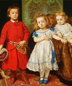 Tadeusz Helena And Beata By Jan Matejko Diamond Painting