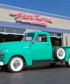 Teal Chevrolet Diamond Painting