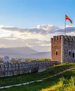 The Skopje Fortress Diamond Painting