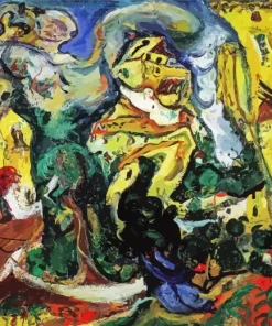 The Village By Chaim Soutine Diamond Painting