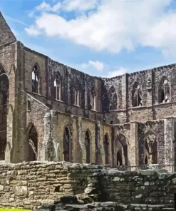 Tintern Abbey In Wales Diamond Painting