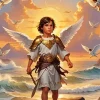 Angel Boy Warrior Diamond Painting