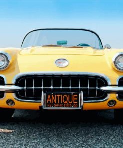 Antique 1960 Corvette Diamond Painting