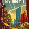 Birmingham England Poster Diamond Painting