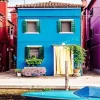 Blue House Burano Diamond Painting