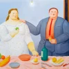 Botero Couple With Still Life Diamond Painting