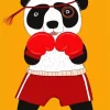 Boxer Panda Diamond Painting