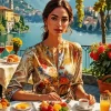Breakfast In Italy Diamond Painting