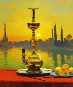 Claude Monet Hookah Diamond Painting