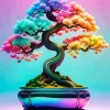 Colorful Bonsai Tree Diamond Painting