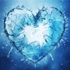 Glass Broken Heart Diamond Painting