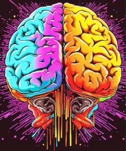 Human Brain Art Diamond Painting