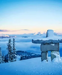 Inukshuk Whistler Diamond Painting
