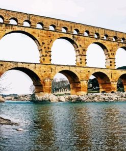 Nimes Pont Du Gard Diamond Painting