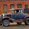 Rusty Ford Model A Car Diamond Painting