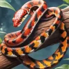Snake On Branch Diamond Painting