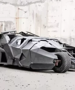 The Batmobile Car Diamond Painting