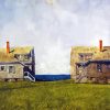 Twin Houses Jamie Wyeth Diamond Painting