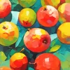Abstract Apples Diamond Painting