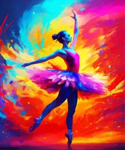 Abstract Ballerina Diamond Painting