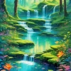 Aesthetic Waterfall Art Diamond Painting