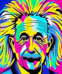 Aesthetic Einstein Pop Art Diamond Painting