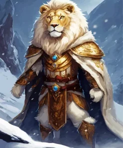 Aesthetic Fantastic Lion Art Diamond Painting