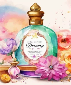 Aesthetic Floral Perfume Diamond Painting