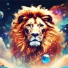 Aesthetic Galaxy Lion Diamond Painting