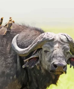 African Buffalo Diamond Painting