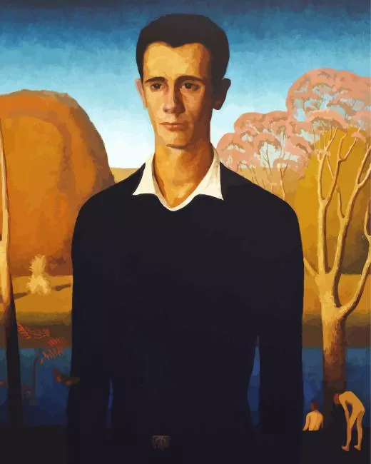 arnold comes of age by Grant Wood Diamond By Numbers Arnold Comes Of Age By Grant Wood Diamond Painting