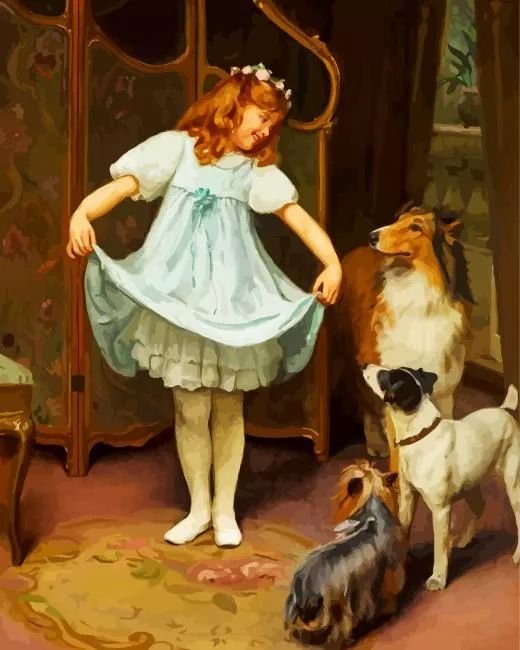 arthur john elsley Diamond By Numbers Arthur John Elsley Diamond Painting