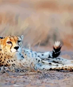 Asiatic Cheetah Diamond Painting