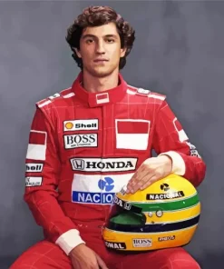 Ayrton Senna Diamond Painting