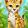 Baby Cheetah Diamond Painting